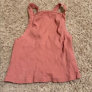 Papermoon Ribbed Tank Top - Dusty Rose